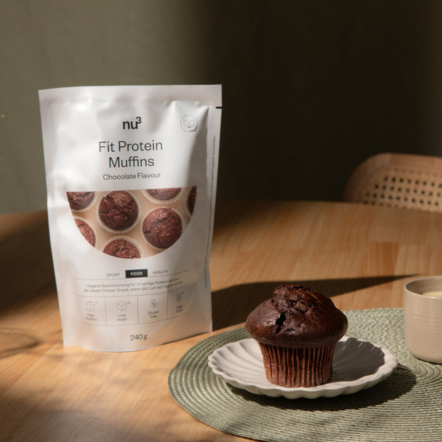 Frische gebackene Fit Muffins